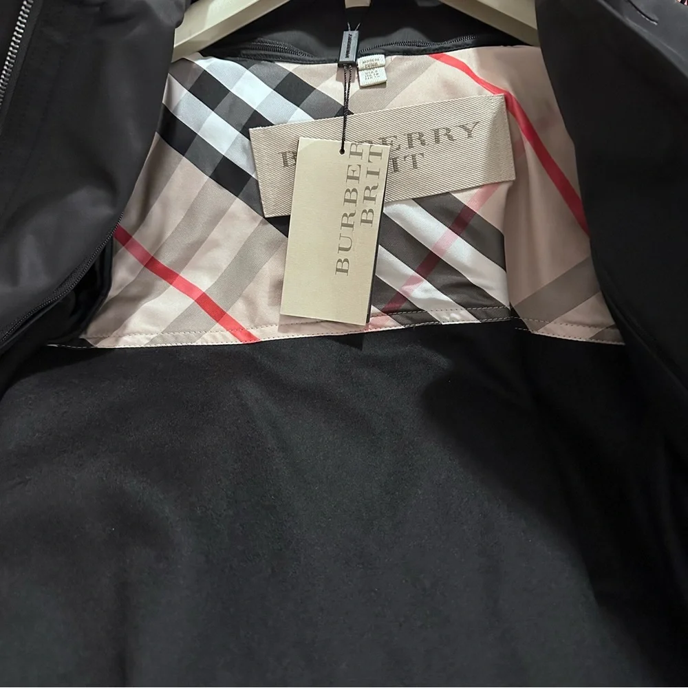 Burberry | Coat | Burberry Brit Hooded Black Trench| Rain Coat | Holiday Gifts - Picture 9 of 16